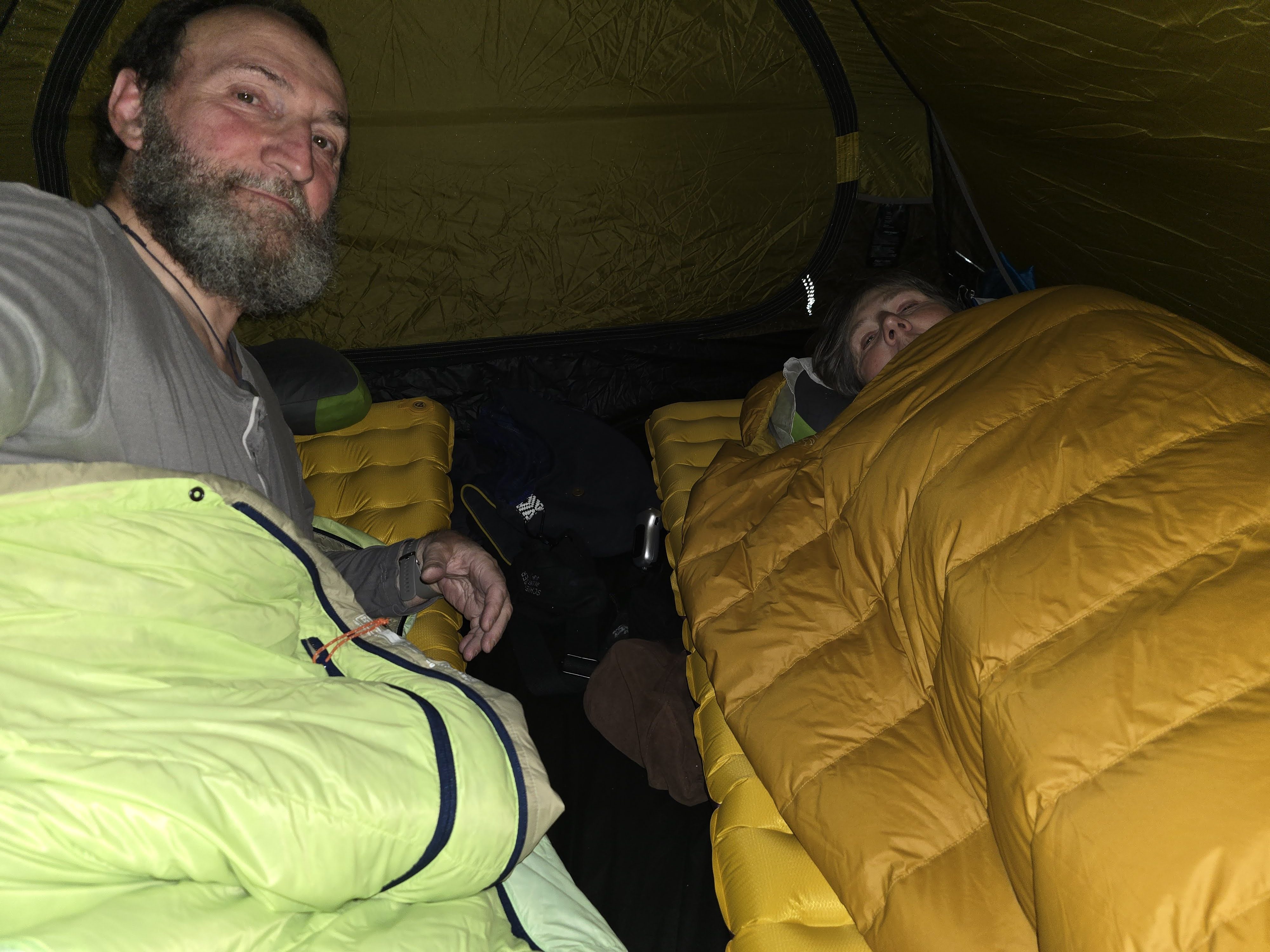 Day -25 and -24 The first tent test