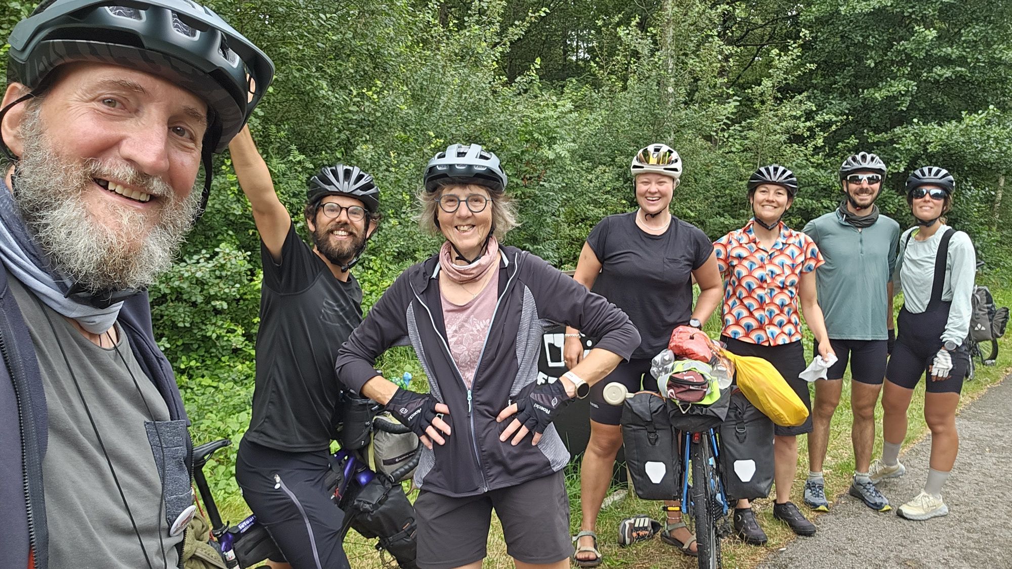 Day 73 A flock of bikepackers